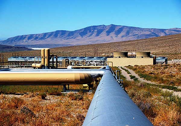 Geothermal Plant in the Desert